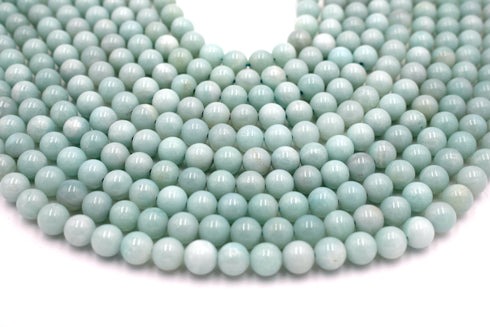Amazonite Gemstone Beads, 8mm, Round